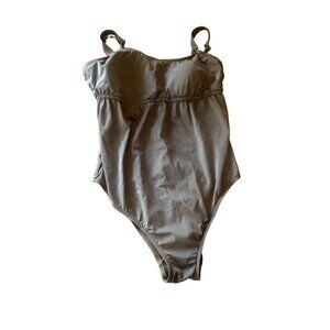 Prego Maternity Swimsuit‎ Black One Piece Size Large Adjustable Straps